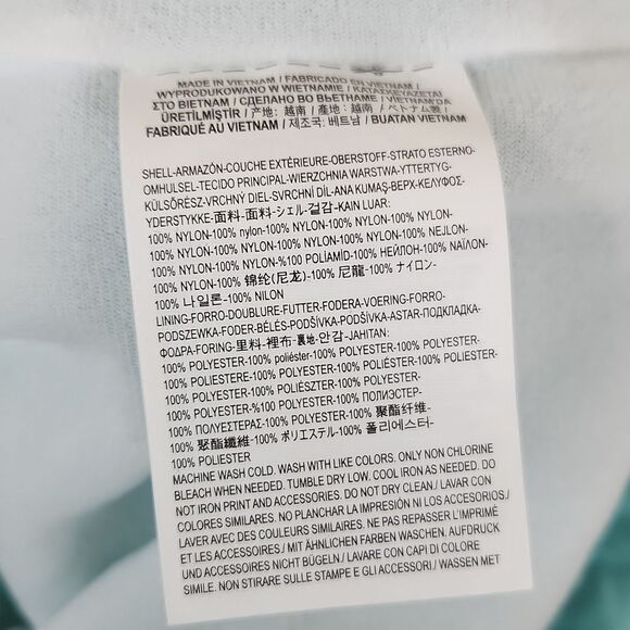 Vans Nylon Long Sleeve Full Button Lightweight Windbreaker Jacket Medium - Picture 5 of 6